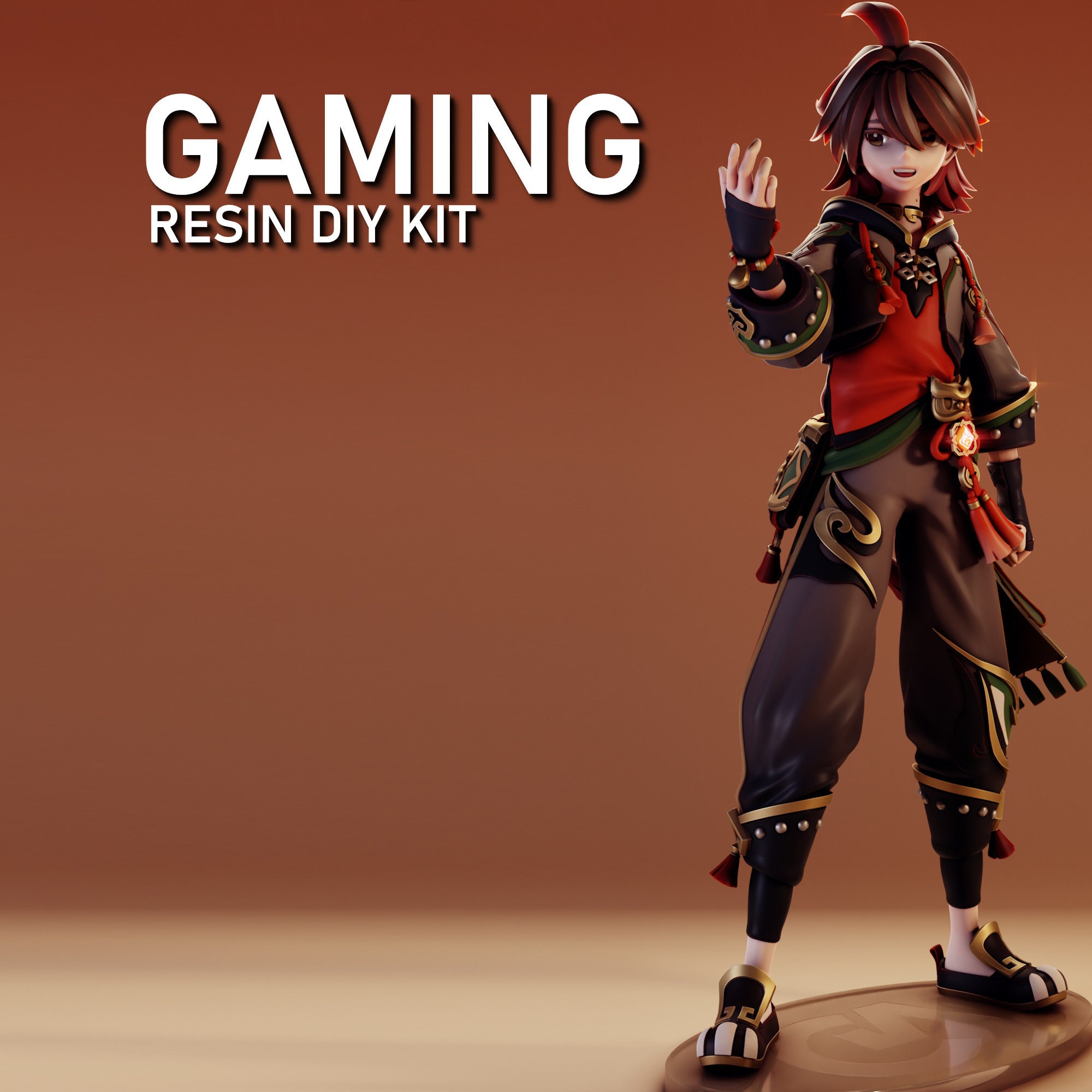 Gaming Resin DIY Figure Kit - GRAYWORLDCORP - *UNPAINTED