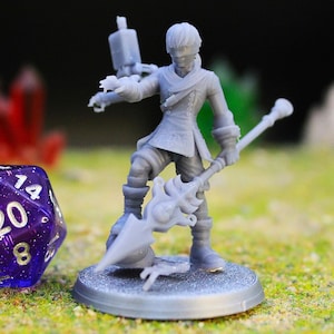 9-S Android - 32mm Base - RNEstudio - Nier Style Tabletop RPG Dungeons and Dragons