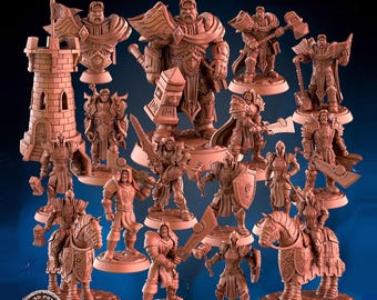 Silverhand Knights Collection Tabletop Wargaming Miniatures
