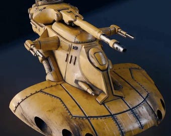 Char AAT à l'échelle 1:48, figurines de jeu de guerre de science-fiction de la légion, 28 mm, échelle de table, armurerie galactique