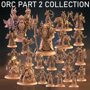 Orcs Part 2 Collection tafelmodel Wargaming Mini's