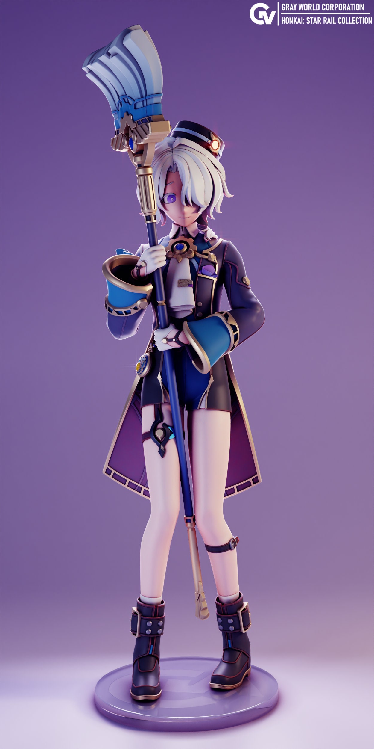 Misha Resin DIY Figure Kit - GRAYWORLDCORP - *UNPAINTED* - Honkai