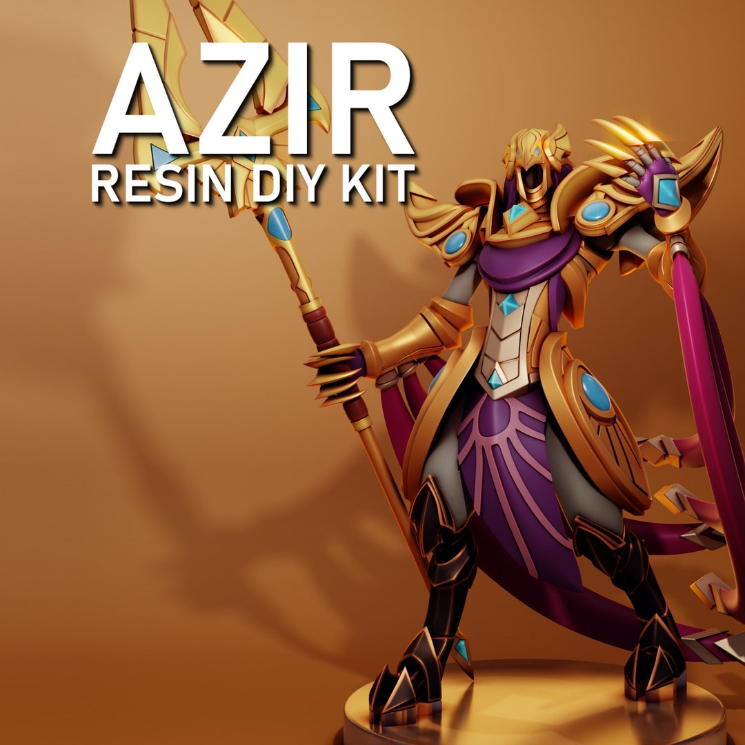 league of legends Azir アジール フィギュア Azir | League Model Figure | Fully Colored or DIY Unpainted