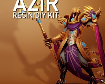 league of legends Azir アジール フィギュア Azir League of Legends Model Figure – Fully Colored or DIY