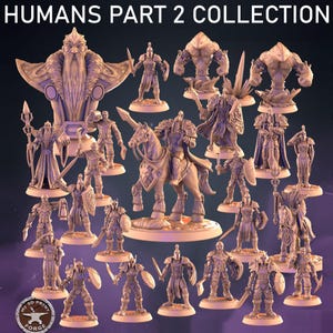 Miniatures de jeu de table de collection Humans Part 2