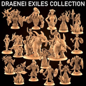 Miniatures de jeu de table Dranari Exiles Collection