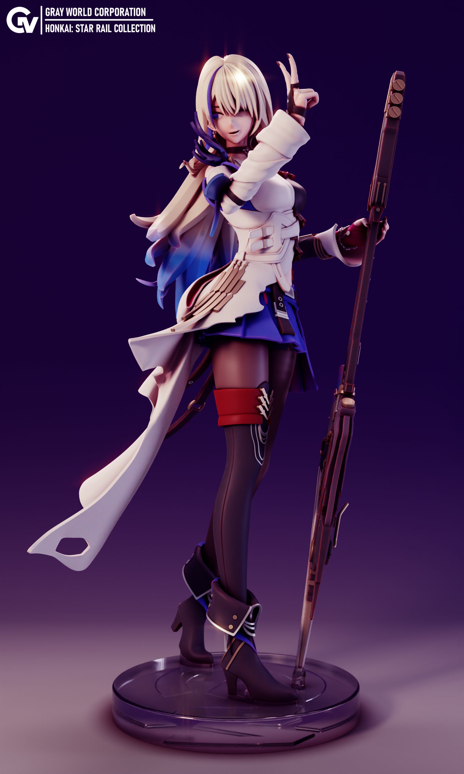 Serval Resin DIY Figure Kit - GRAYWORLDCORP - *UNPAINTED* - Honkai