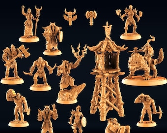 Orcs Part 1 Collection Tabletop Wargaming Miniatures