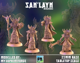 San'layn Miniatures (Base 25mm) - My3dPrintForge - Donjons et Dragons de table Wargaming Minis