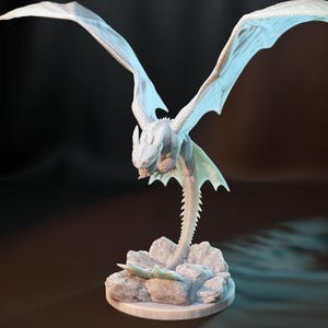 Tandlös Nightwing Skala 1:48 50 mm Bas Kaijumon Realistisk Monster Dinosauriefigur 3D-tryckt Resin Varelse Bordspel Mini