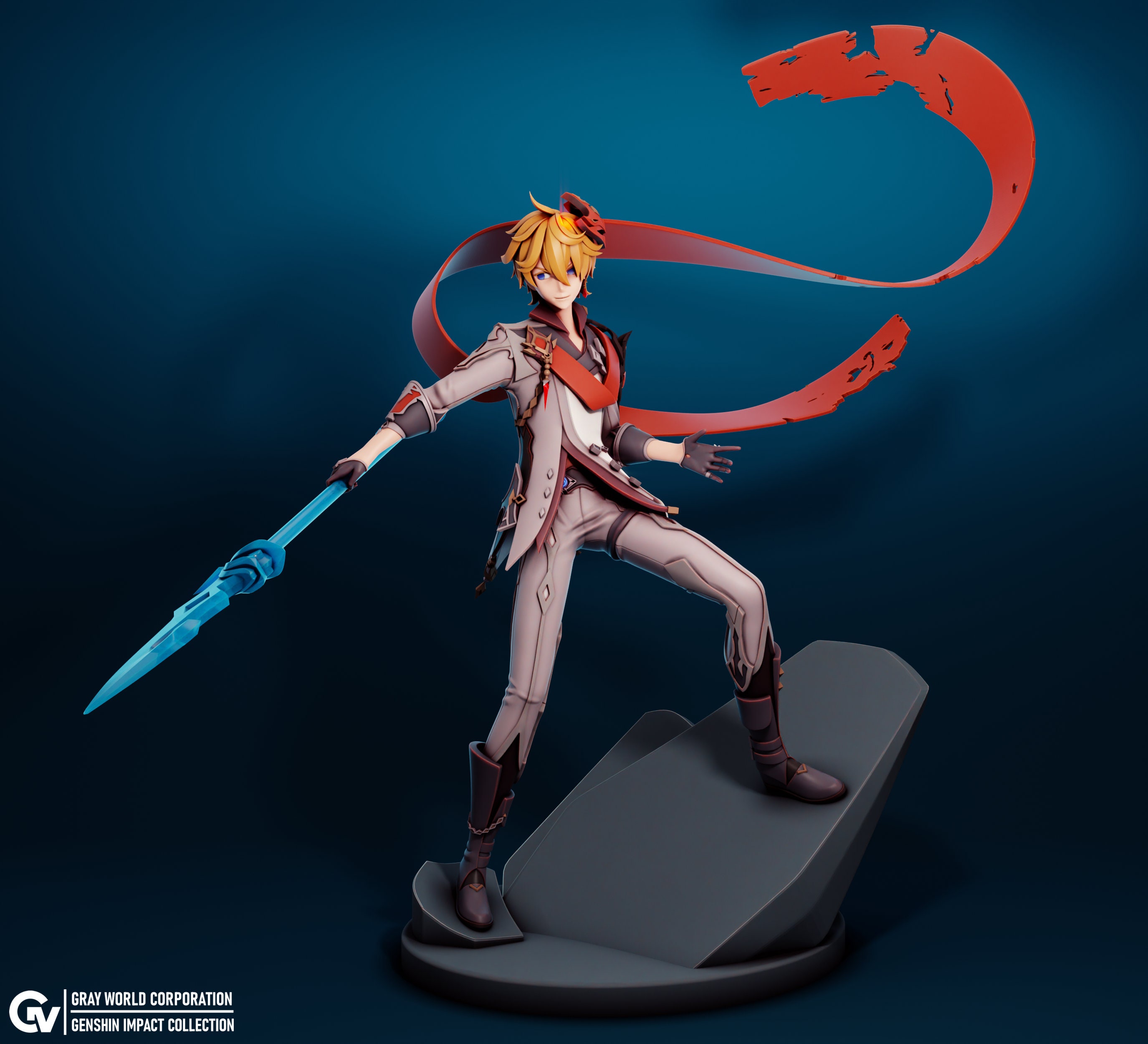 Tartaglia Resin DIY Figure Kit - GRAYWORLDCORP - *UNPAINTED