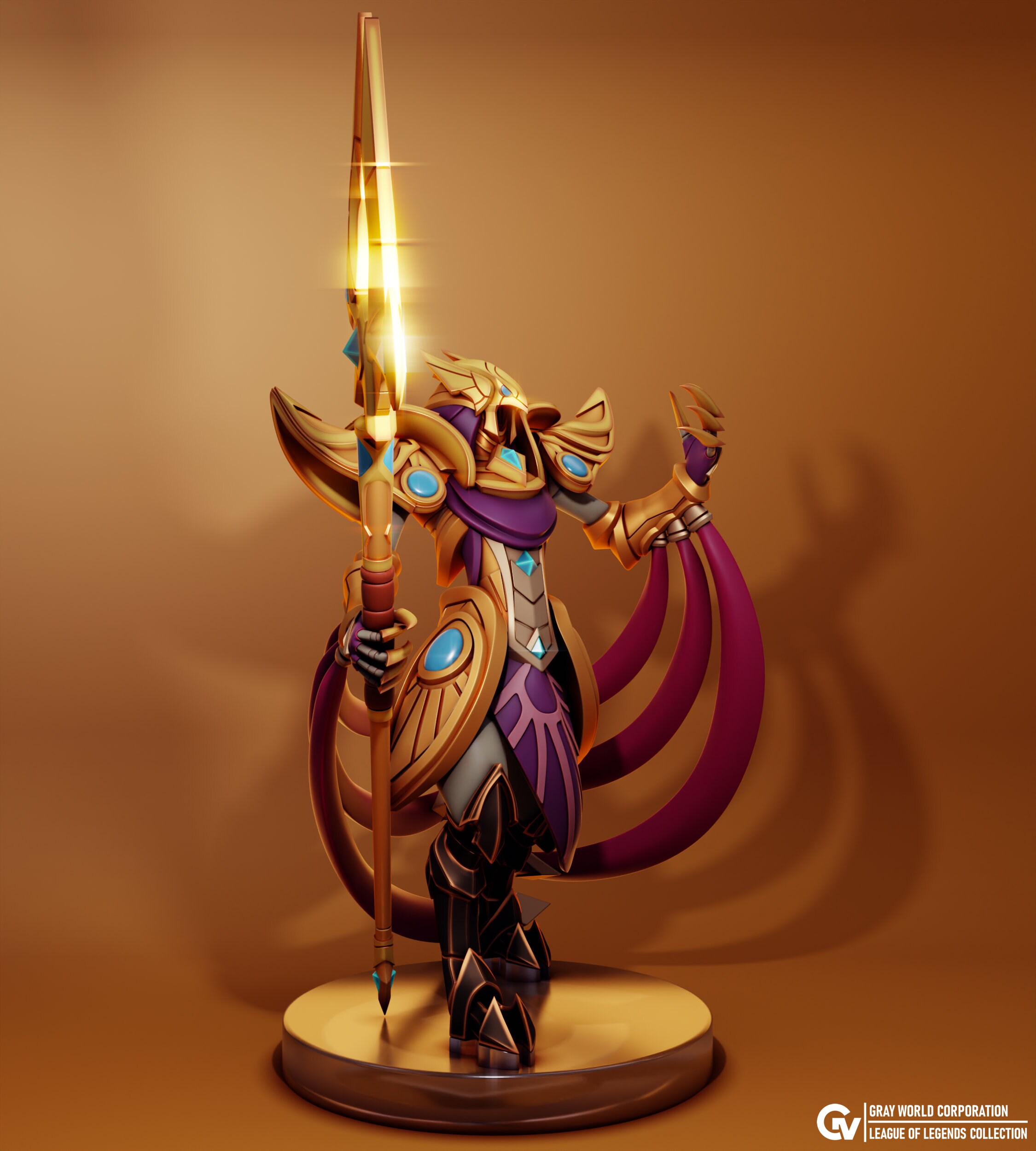 league of legends Azir アジール フィギュア Azir Resin DIY Figure Kit - GRAYWORLDCORP - *UNPAINTED