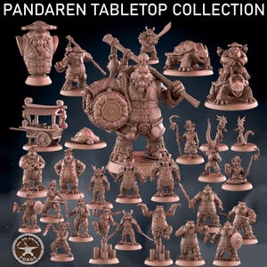 Panda Collection Tabletop Wargaming Miniatures - Etsy