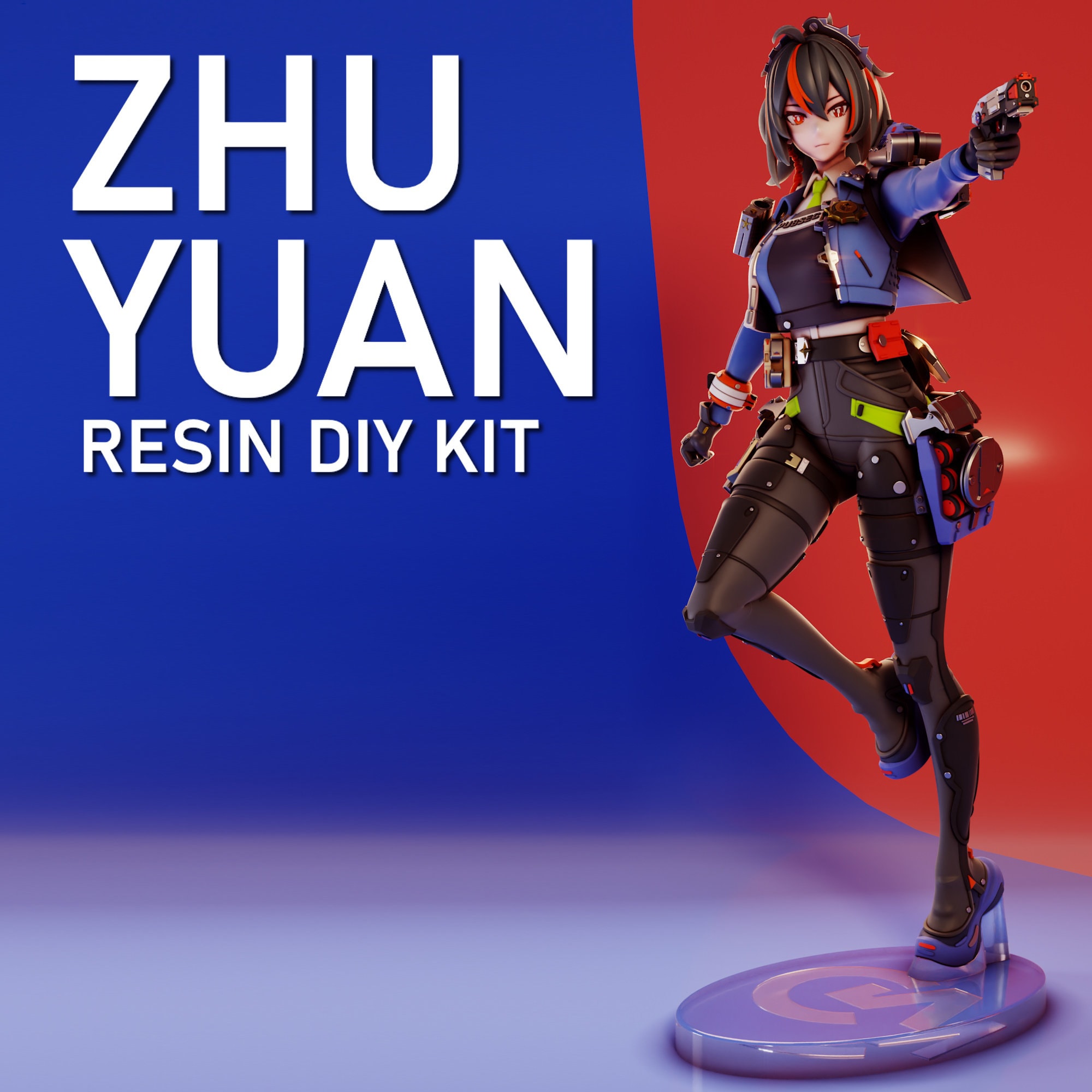 Zhu Yuan Resin DIY Figure Kit - GRAYWORLDCORP - *UNPAINTED