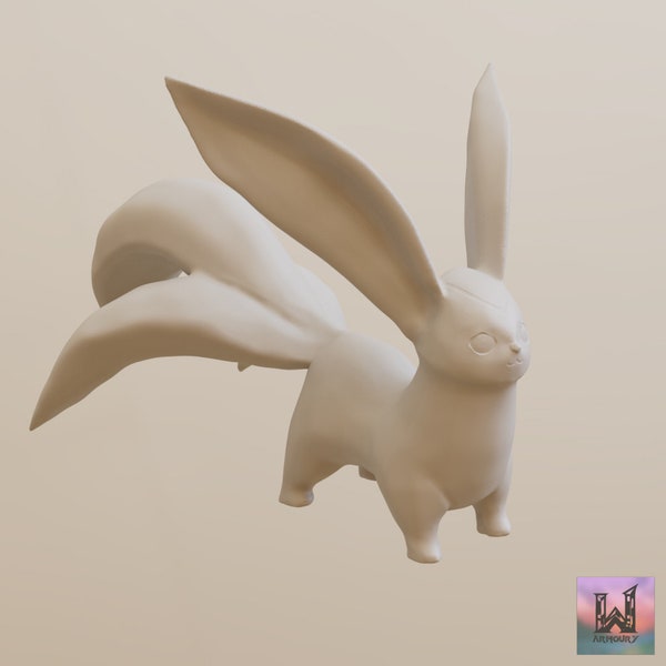 Carbuncle Miniature Model (32mm Base) - FF Style Tabletop RPG Dungeons and Dragons Endwalker Summoner