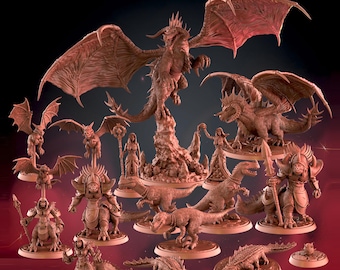 Onyxia's Lair Collection Tabletop Wargaming Miniatures