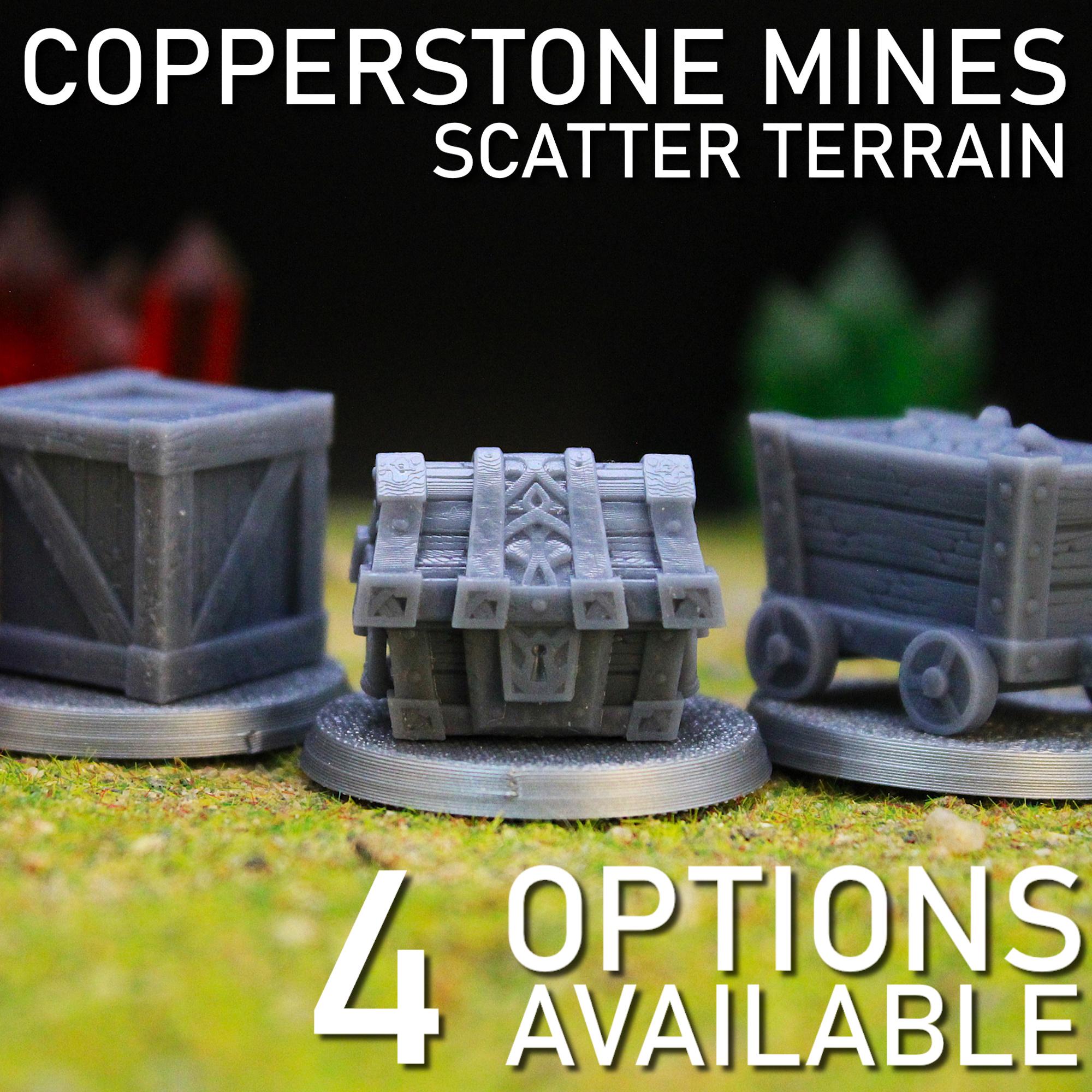 Rpg Mine Sign Copperstone Mines - Fantasy Scatter Terrain | Resin Model Fantasy RPG ...