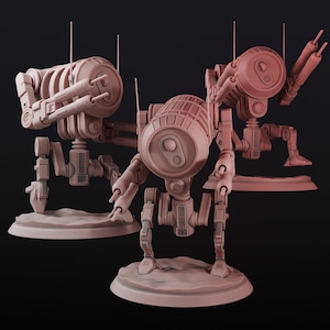 LR-57 Kleinmech 28 mm Maßstab Sci-Fi Roboter Figuren Droiden Harz Minis für Kriegsspiele Legion Kompatibel