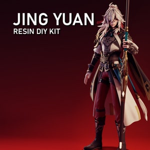 Jing Yuan Resin DIY Figure Kit - GRAYWORLDCORP - *UNPAINTED* - Honkai StarRail Style Model