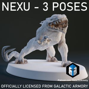 Nexu Sci-Fi Beast Figures Resin Minis for Wargames