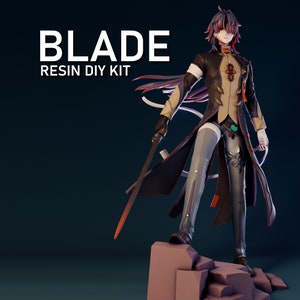 Blade Resin DIY Figure Kit - GRAYWORLDCORP - *UNPAINTED* - Honkai StarRail Style Model
