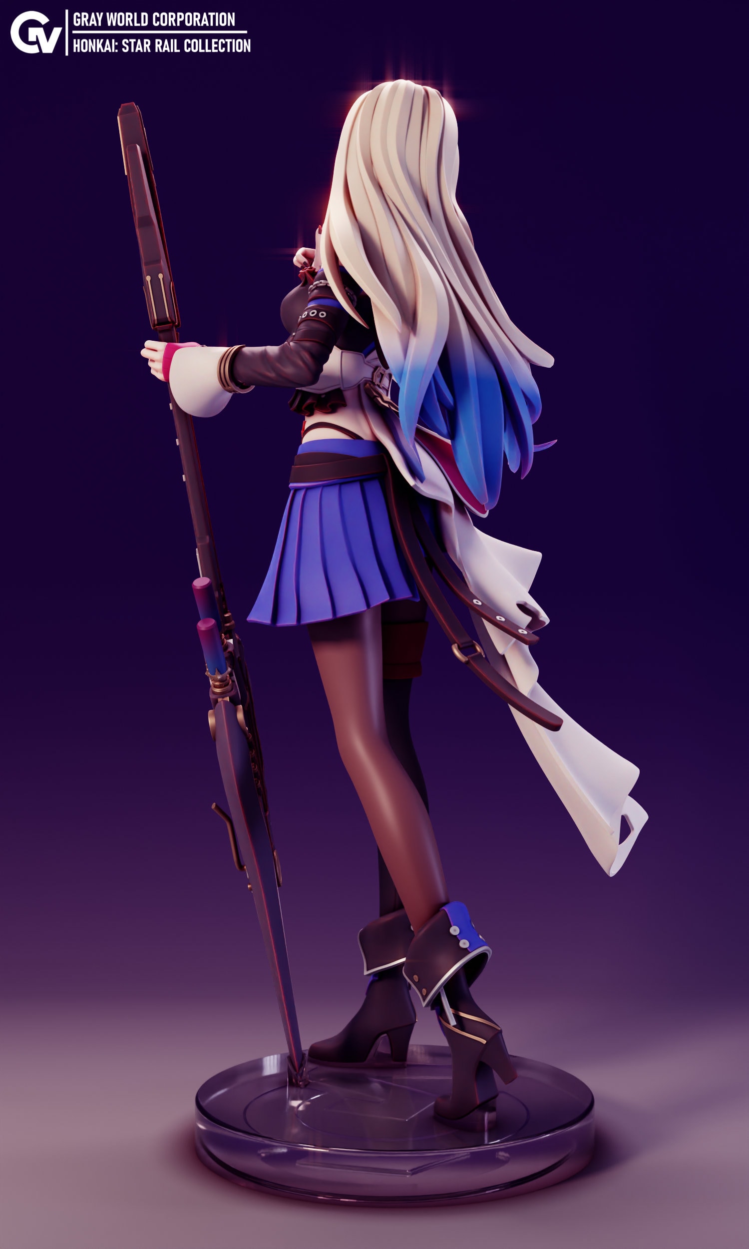 Serval Resin DIY Figure Kit - GRAYWORLDCORP - *UNPAINTED* - Honkai