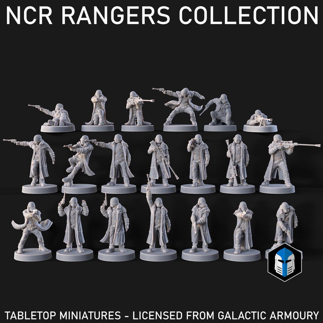 N.C.R Rangers 28mm Base Tabletop Resin Miniatures - Etsy