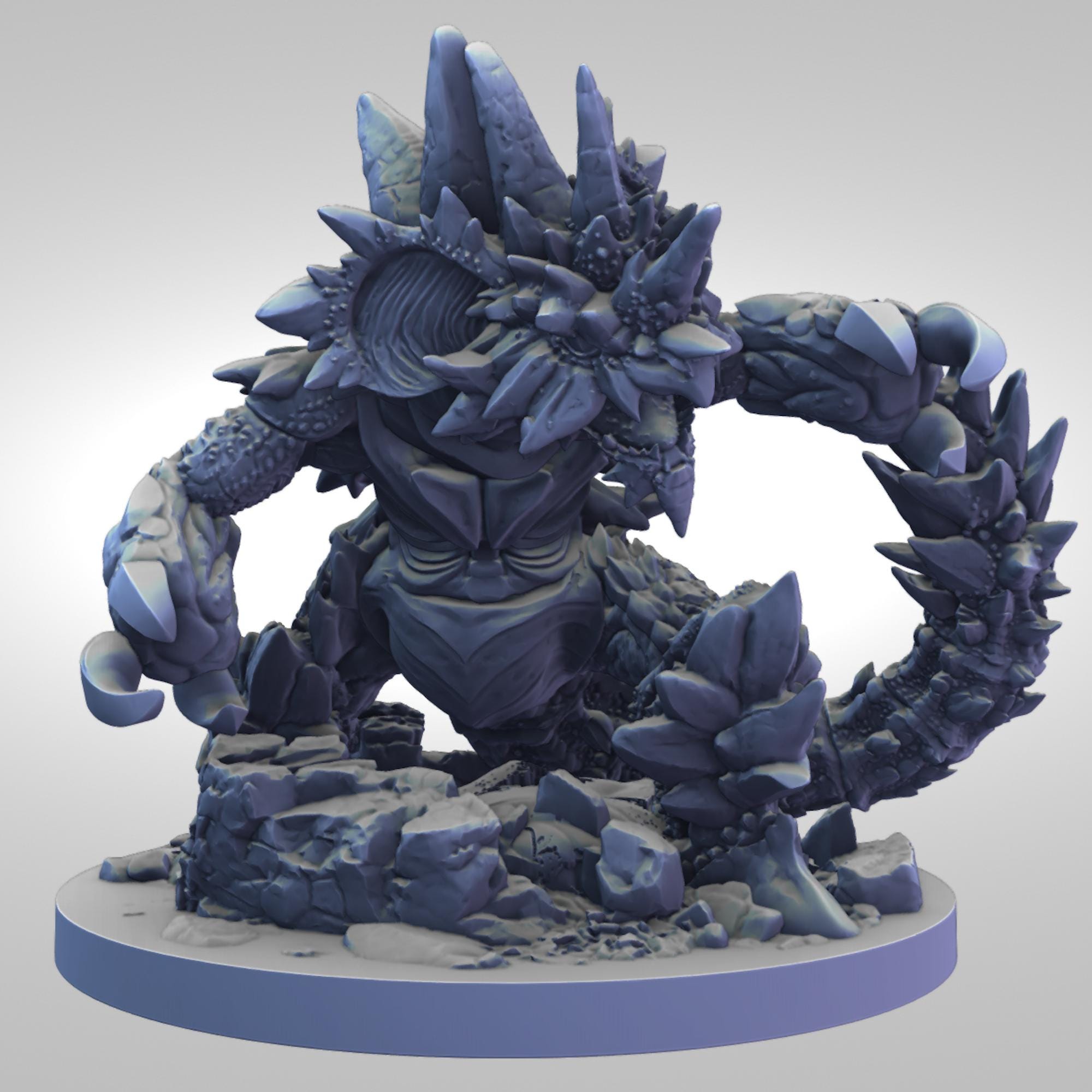 ニダキング - 50 mmベース | 怪獣モン ドラゴン リザード | リアルな