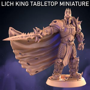 Lich King Miniature 28mm Base Tabletop Wargaming Miniature