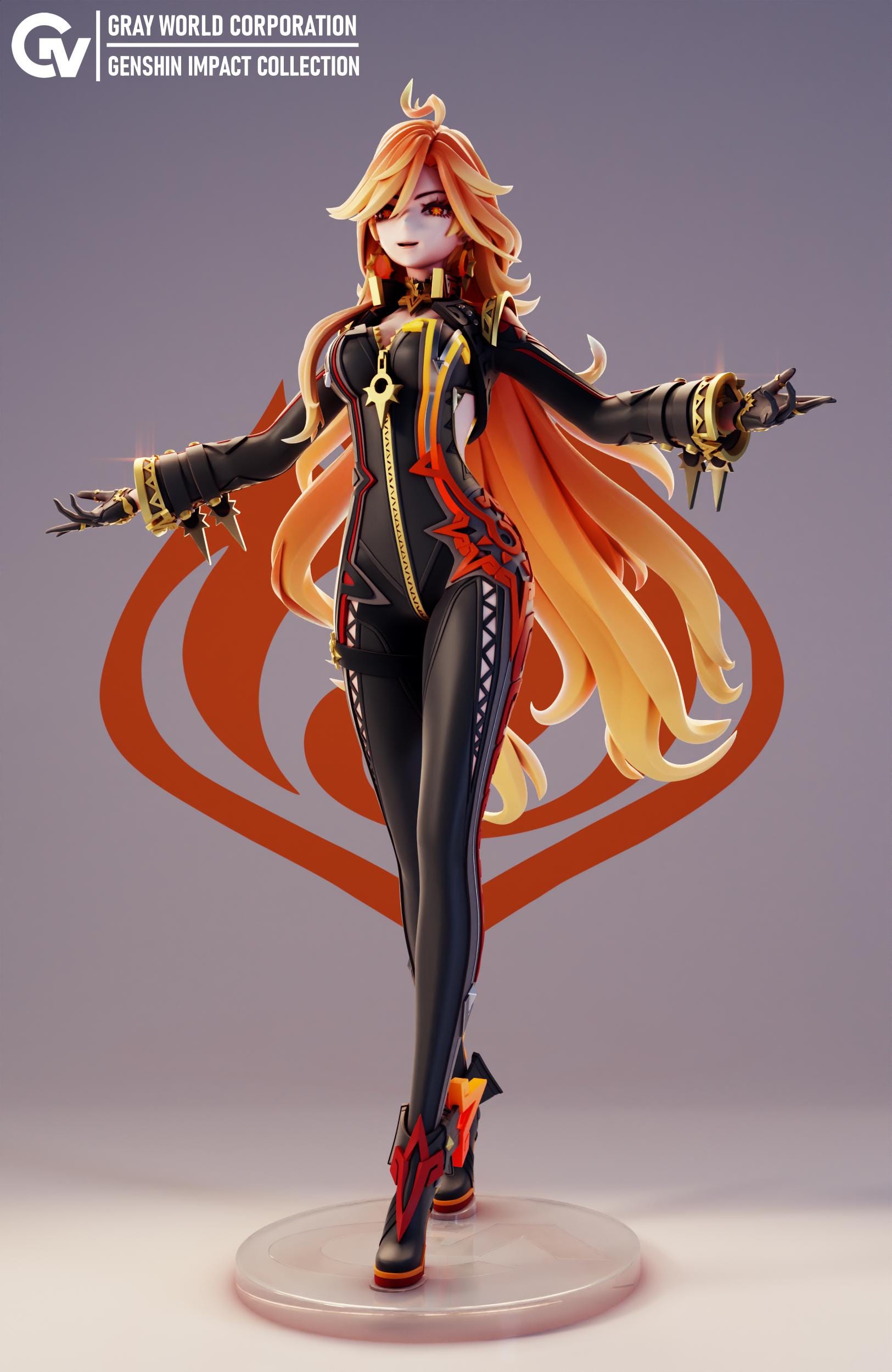 Mavuika DIY Figure Kit - GRAYWORLDCORP - *UNPAINTED* - Genshin