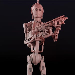 CP30 Nav Droid - 28mm Base | Resin Sci-Fi Repair Bot | Stealth Droid Squad Miniatures | Tabletop Wargame Proxy