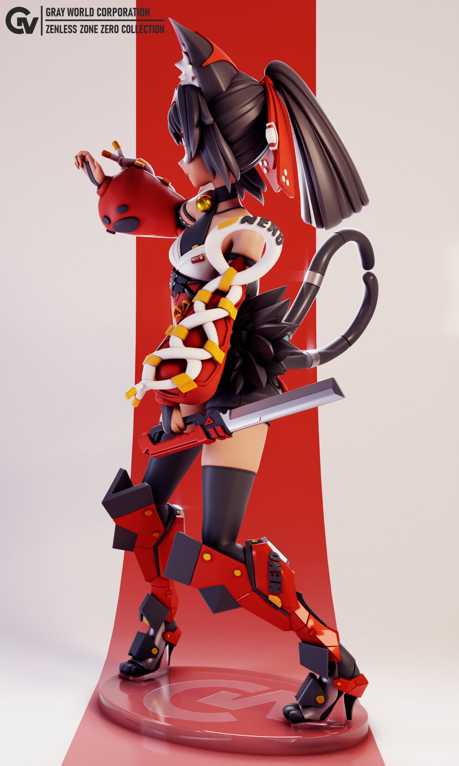 Nekomiya Mana Resin DIY Figure Kit - GRAYWORLDCORP - *UNPAINTED