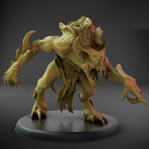 Tomb Lord 50mm Base Crypt Nightmares ClayBeastCreation Grimdark Fantasy Tabletop Dungeons and Dragons Wargaming Minis