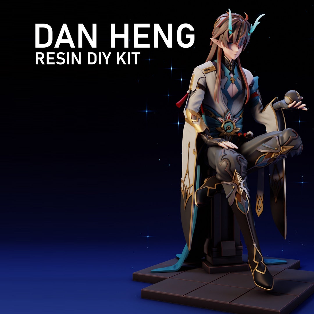Dan Heng Resin DIY Figure Kit - GRAYWORLDCORP - *UNPAINTED