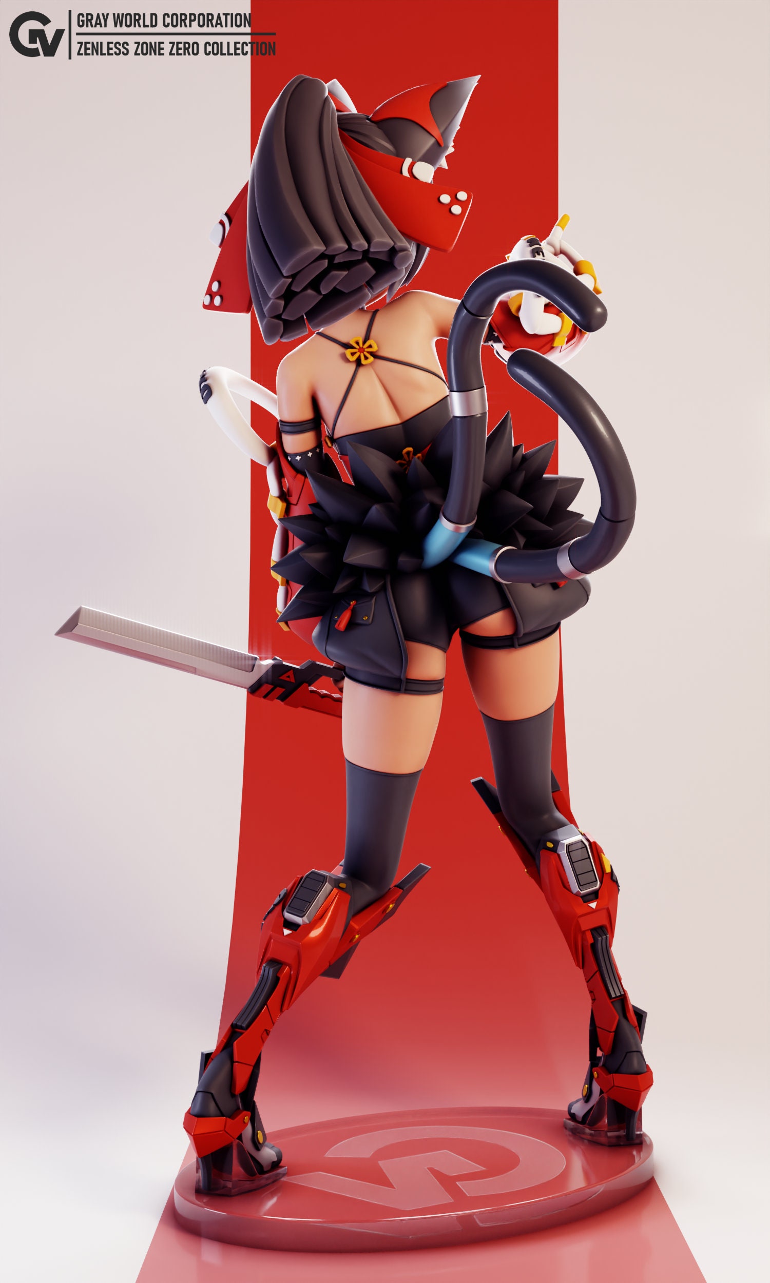 Nekomiya Mana Resin DIY Figure Kit - GRAYWORLDCORP - *UNPAINTED