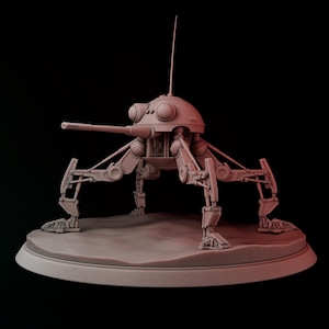 Mecha Spider Droid 28 mm Scale Sci-Fi Roboter Figuren Droids Resin Minis für Wargames Legion kompatibel