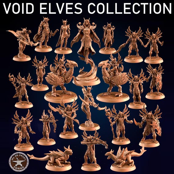 Void Elves Collection - Tabletop Wargaming Miniatures