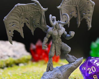 Demon Within - 4 Poses Available - Tabletop Scale - My3dPrintForge - Tabletop Dungeons and Dragons Wargaming Minis