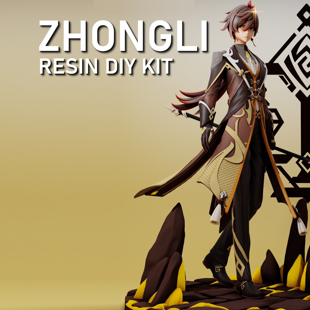 Zhongli Resin DIY Figure Kit - GRAYWORLDCORP - *UNPAINTED
