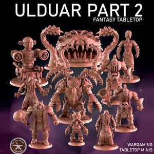 Uldar Part 2 Collection - Tabletop Scale - My3dPrintForge - Tabletop Dungeons and Dragons Wargaming Minis