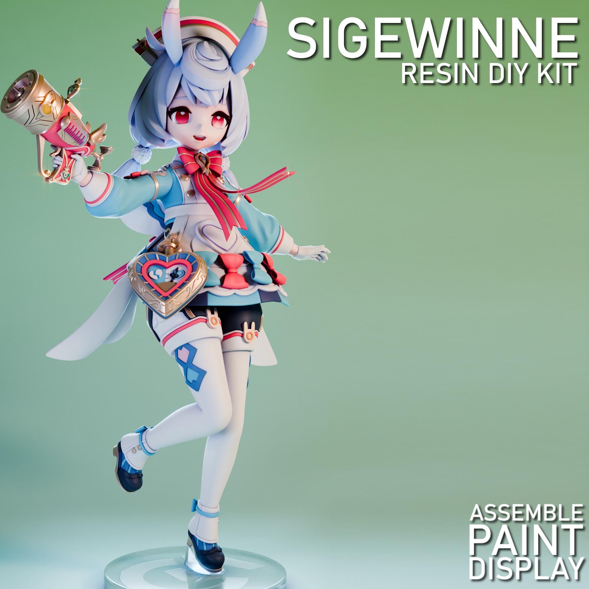Sigewinne DIY Figure Kit - GRAYWORLDCORP - *UNPAINTED* - Genshin