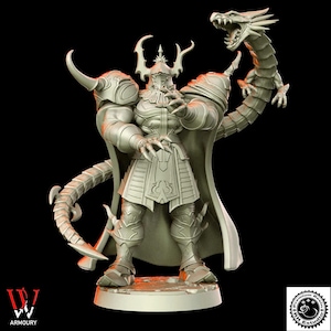 Umbroth Lord 32mm Base 3D Printed Miniature