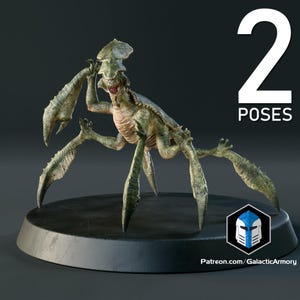 Acklay Set 28mm 1:48 Scale Sci-Fi Beast Figures Creature Resin Minis for Wargames Legion Compatible