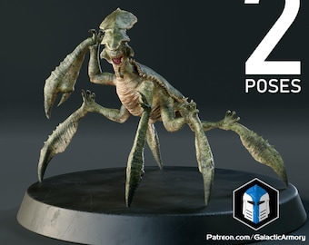 Acklay セット 28 mm 1:48 スケール SF ビースト フィギュア クリーチャー レジン ミニチュア ウォーゲーム レギオン対応