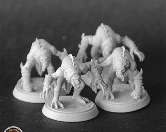 Scarlet Ghoul Miniatures (Base de 25 mm) - My3dPrintForge