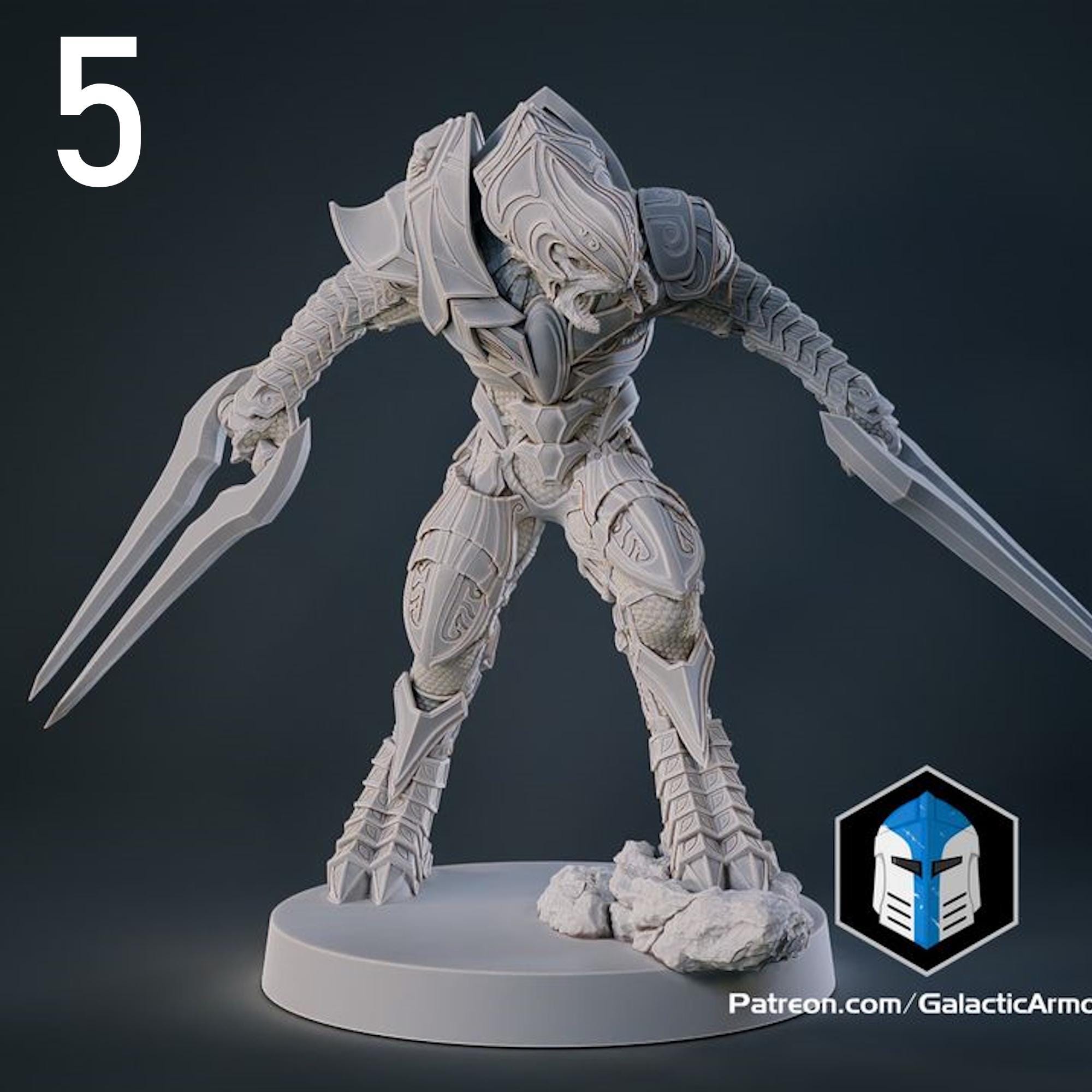 Arbiterr The Arbiterr 10 Poses Available Sci-fi Miniature Arbiter-inspired Elite ...