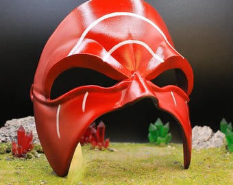Máscara de Hades de tamaño completo - Cosplay de videojuego con correa elástica - Kits de bricolaje también disponibles