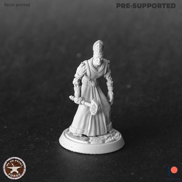 Scarlet Inquisitor Miniatures (25mm Base) - My3dPrintForge - Tabletop Dungeons and Dragons Wargaming Minis