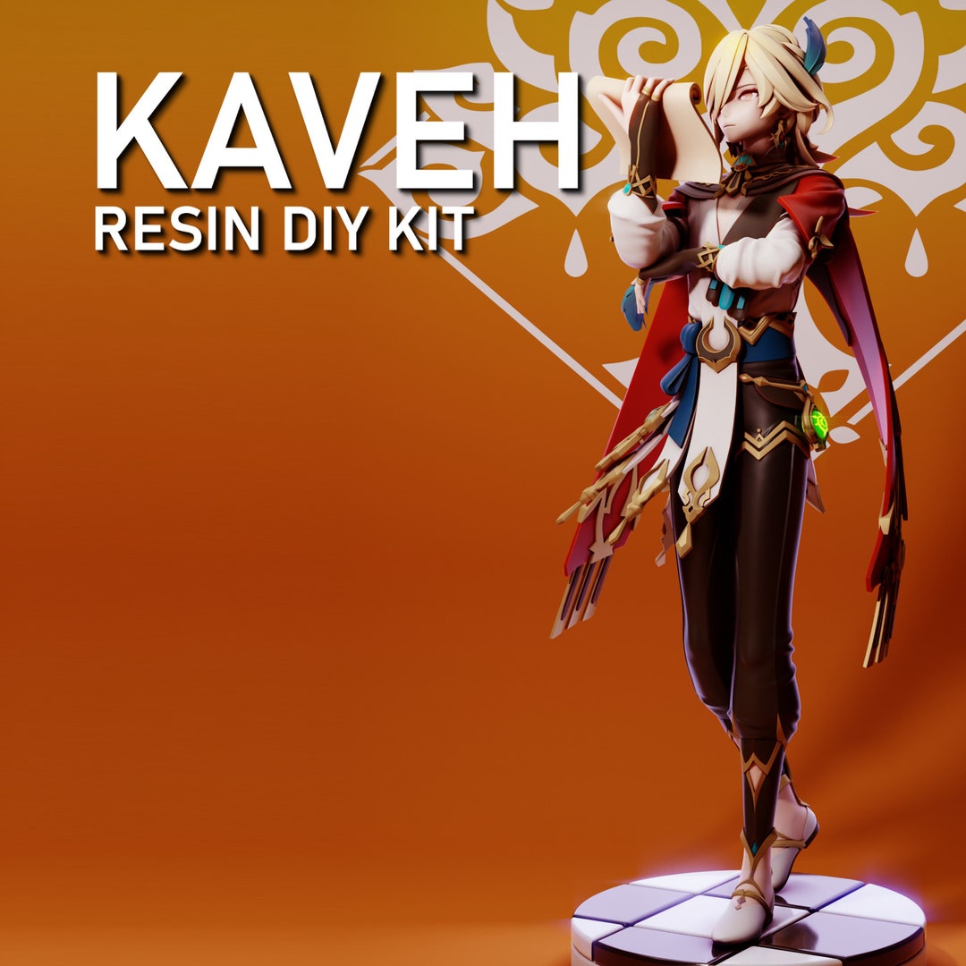 ジェジュン Cafe de KAVE オープン記念　ノベルティ　アクスタ Kaveh Resin DIY Figure Kit - GRAYWORLDCORP - *UNPAINTED* - Genshin