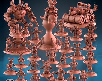 Gnome Part 2 Collection Tabletop Wargaming Miniatures